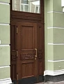 Элитная парадная дверь с фрамугой и стеклом с терморазрывом ВДП-36 - фото № 3