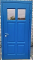Синяя дверь ВПД-49 со стеклом - фото № 2