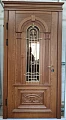 Дверь ВПД-55 со стеклом и ковкой - фото № 1
