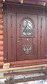 Дверь уличная с терморазрывом со стеклом и ковкой ВДП-15 - фото № 3