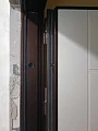 Глянцевая входная дверь ДПН-217 с порошковым напылением и МДФ - фото № 7