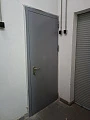 Дверь серая ДПН-255 с МДФ и порошковым напылением - фото № 1