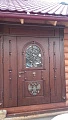 Дверь уличная с терморазрывом со стеклом и ковкой ВДП-15 - фото № 1