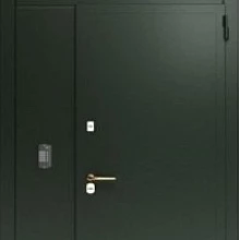 Металлическая дверь в подъезд с фрамугой МДП-504