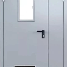 Металлическая дверь в подъезд с вентиляцией МДП-527