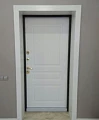 Белая дверь ВПД-76 для дачи - фото № 3
