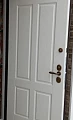 Белая дверь с панелями МДФ в дом ВДП-5 - фото № 1