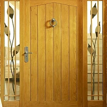 Дверь в частный дом с массивом ольхи ЭДМ-2823