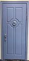 Серо-голубая дверь ВПД-45 для частного дома - фото № 2