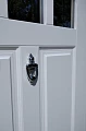 Белая дверь ВПД-48 со стеклом для дома - фото № 1