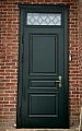 Черная дверь ВПД-131 для загородного дома - фото № 1