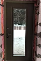 Красная дверь со стеклом ВПД-92 для дома - фото № 7