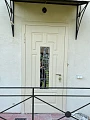 Светлая дверь ВПД-120 со стеклом и ковкой - фото № 5