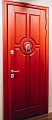 Красная дверь для загородного дома ВДП-44 - фото № 1