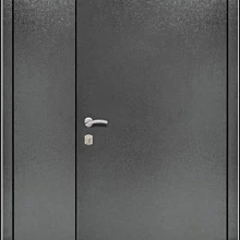 Металлическая дверь в подъезд коричневого цвета МДП-528