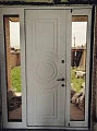 Дверь уличная нестандартного размера с терморазрывом  со стеклом для коттеджа ВДП-11 - фото № 3
