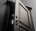 Черная дверь с массивом дуба ВПД-142 - фото № 3