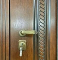 Дверь ВПД-71 с МДФ, стеклом и ковкой - фото № 3