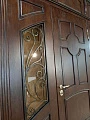 Дверь парадная с терморазрывом со стеклом и ковкой элитная ВДП-29 - фото № 3