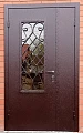 Дверь со стеклом и порошковым напылением ВПД-101 - фото № 1
